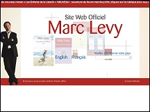 Aperçu du site Marc Levy
