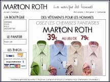 Marion Roth - v�tements pour hommes, pulls, chemises, polos