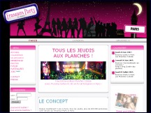 Aperu du site Erasmus Party - soires entre tudiants Erasmus  Paris