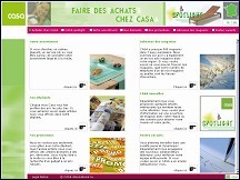 Aper�u du site Casa Magasin - cha�ne magasins Casa, articles maison et d�coration