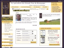 Aperu du site Version Vin - spcialiste de vins de Bourgogne