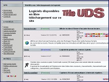 Aperçu du site THe UDS - Freewares- Sharewares - logiciels gratuits à télécharger