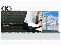 Aperu du site CKS Consulting - conseil en management