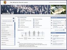 Aperçu du site Site officiel de Genève (Suisse)