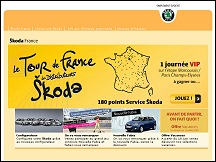Aperçu du site Skoda - nouveaux modèles, concessionnaires Skoda en France