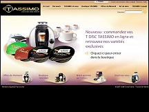 Aperu du site Tassimo - vente T Disc caf, th et chocolat pour les machines Tassimo