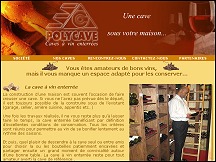 Aperçu du site Polycave - installateur de caves à vin enterrées