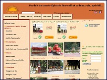 Aper�u du site Fruits du Vin - �picerie fine, produits du terroir