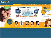 Aperçu du site SoloFamily - site de rencontres des parents solos
