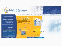 Aperçu du site Loiselet & Daigremont - services immobiliers, syndic, gestion