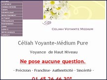 Aperçu du site Celiah Voyance - voyante medium pure