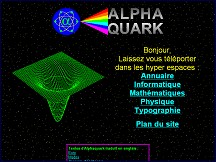 Aper�u du site Alphaquark