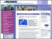 Aperu du site Association Franaise du Conseil des Communes et Rgions d'Europe