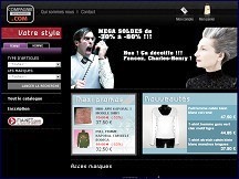 Aperu du site La Compagnie des Marques - vtements et accessoires griffs