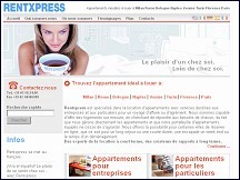 Aperu du site Rentxpress - locations appartements meubls courte dure en Italie