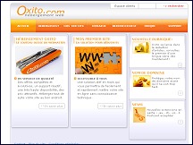 Aperu du site Oxito - hbergement web de qualit  petits prix