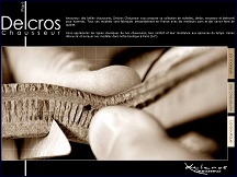 Aperu du site Delcros - chaussures de luxe pour hommes