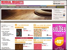 Mondial Moquette - parquets, sols stratifi�s, tapis, moquettes