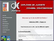 DJCE de Poitiers - dipl�me de juriste conseil d'entreprise