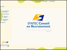 Aperu du site Syntec Recrutement - syndicat du conseil en recrutement