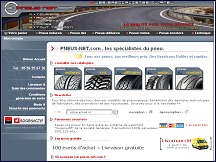Aperu du site Pneus-Net.com - pneus voitures, 4x4, motos, scooters, utilitaires
