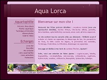 Aperu du site Aqua Lorca - site des aquariophiles