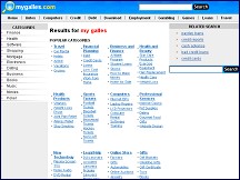 Aperçu du site Mygalles.com