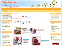 Aperu du site Bbe Gavroche - boutique pour bbs et jeunes enfants