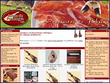 Aperu du site Jambon de Patanegra - jambons et charcuteries ibriques