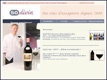 Aperu du site So Divin - vins anciens depuis 1900, spcialiste de grands crus classs