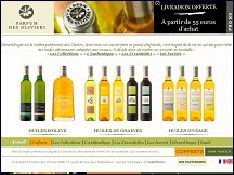 Aperu du site Parfum des Oliviers - huiles d'olives et huiles de graines