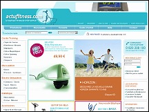 Aperçu du site ActuFitness - vente du matériel fitness et musculation