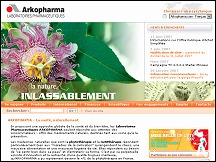 Aperu du site Arkopharma -  phytothrapie & complments alimentaires