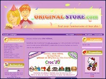 Aperu du site Original Store - jeux et  jouets pour les enfants, articles anniversaire