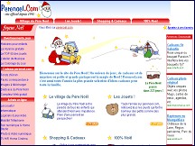 Aperçu du site Le Père Noël sur Internet
