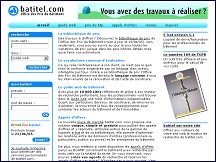 Aperçu du site Batitel.com Office des Prix du Bâtiment