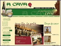 Aperu du site A Cava - picerie corse, spcialits corses