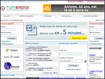 Aperu du site Tuniemploi.com - spcialiste de l'emploi en Tunisie
