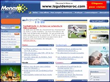 Aperçu du site Menara : Le Portail du Maroc