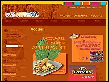 Aperu du site Dos Mexicanas - produits mexicains