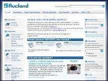 Aperu du site Aucland - petites annonces gratuites avec photo