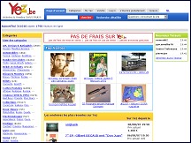 Aper�u du site Yez.be - ventes aux ench�res en ligne