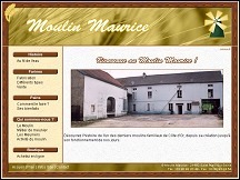 Aperçu du site Moulin Maurice - vente de farines traditionnelles et spéciales