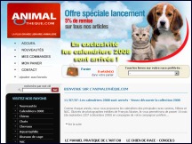 Aperu du site Animal Othque - librairie animalire en ligne
