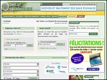 Emploi Environnement - offres d'emploi dans l'environnement
