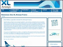 Aperu du site XL Airways - compagnie arienne franaise, sjours vacances