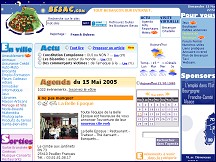 Aperçu du site Besançon sur internet