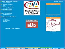 Aperçu du site Chambre de métiers de la Haute Savoie
