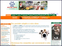 Aperu du site Mistercroq - croquettes Bento Kronen et aliments pour animaux domestiques