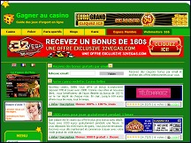 Aperçu du site Gagner au casino - guide comparatif des jeux d'argent en ligne